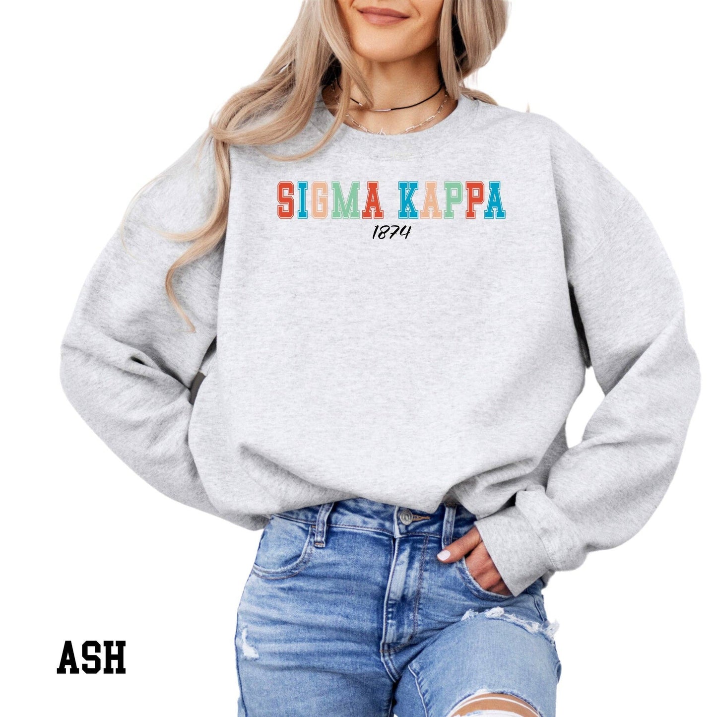 Vintage Varsity Sorority Sweatshirt