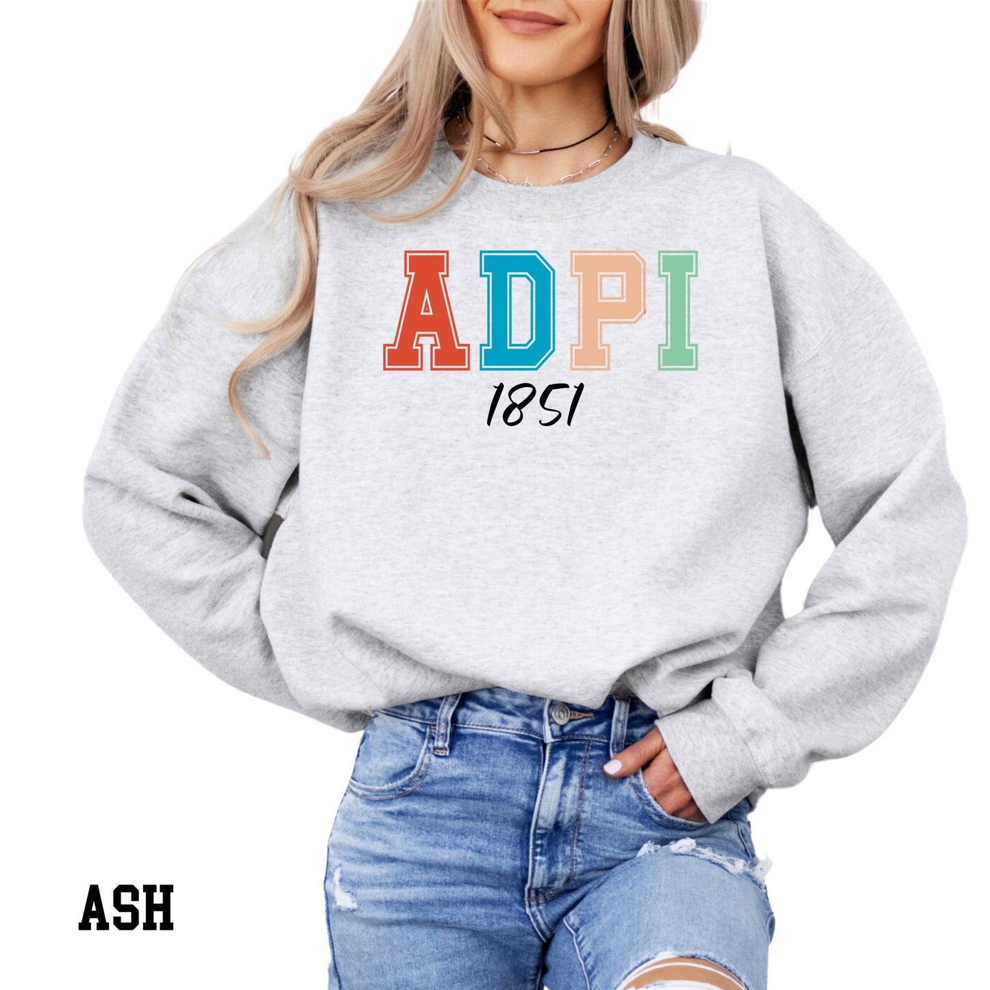 Vintage Varsity Sorority Sweatshirt