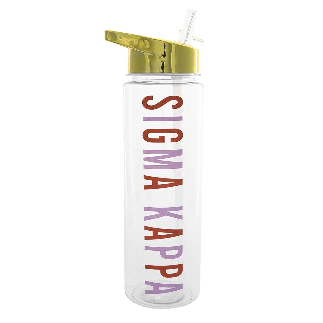 Sorority Flip Top Water Bottle