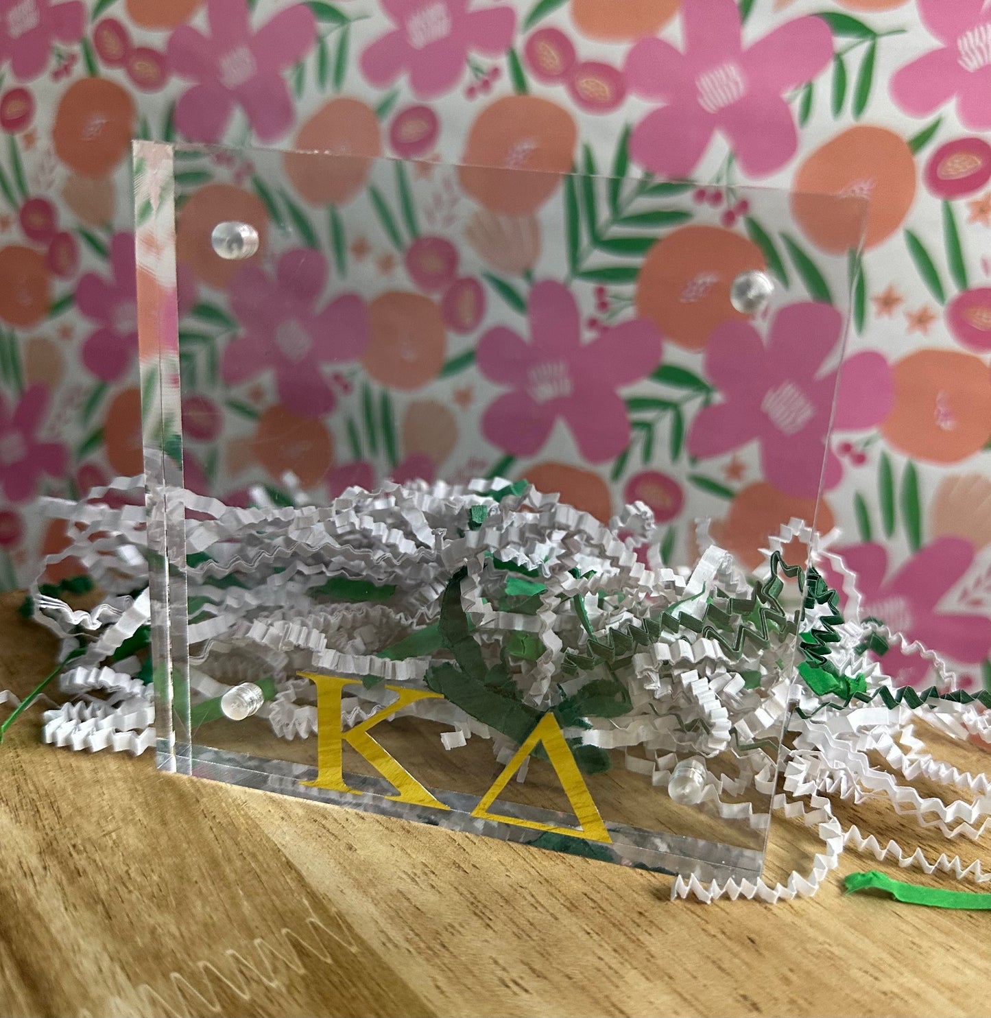 Sorority Greek Letter Acrylic Magnetic Frames