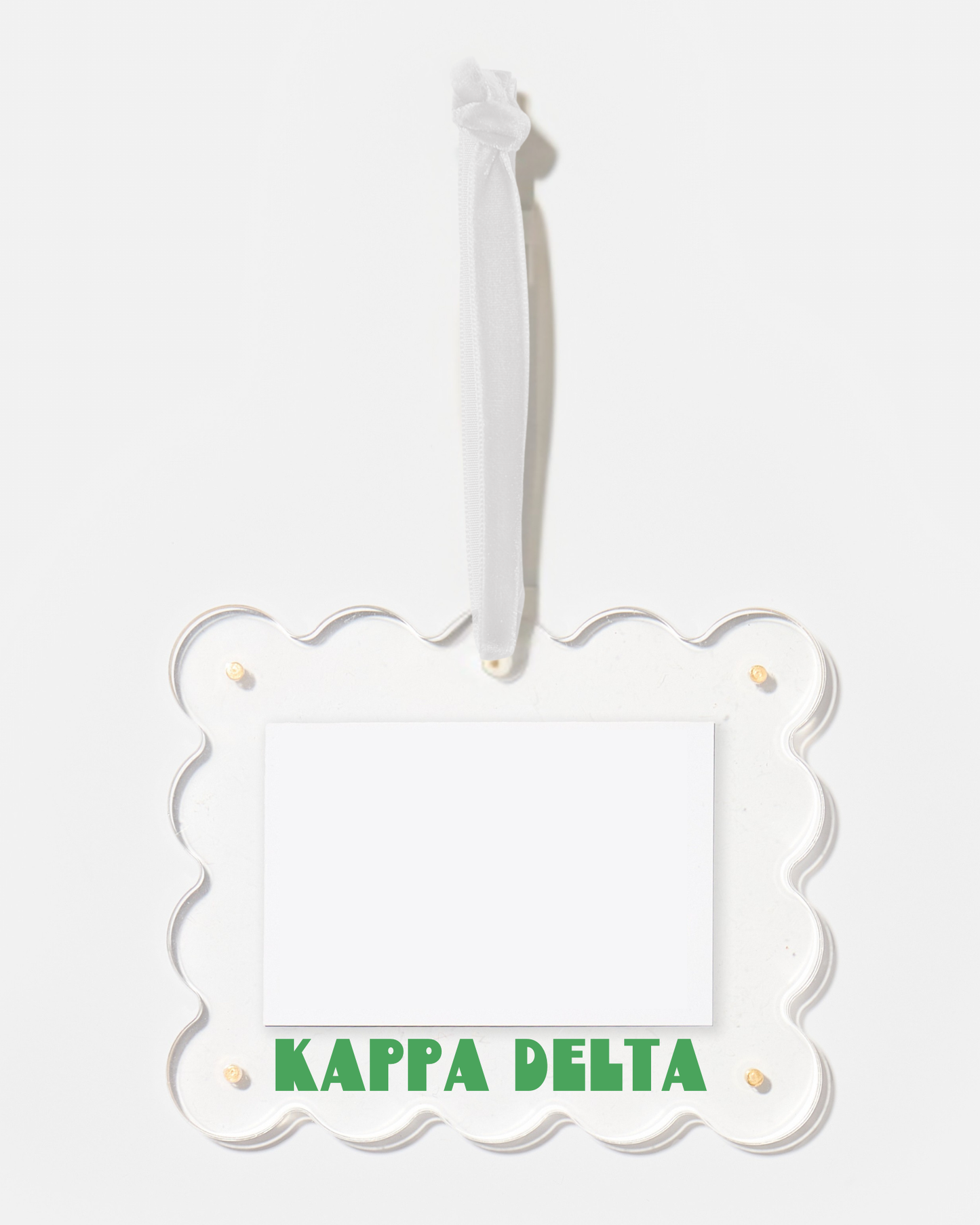 Sorority Photo Frame Ornament