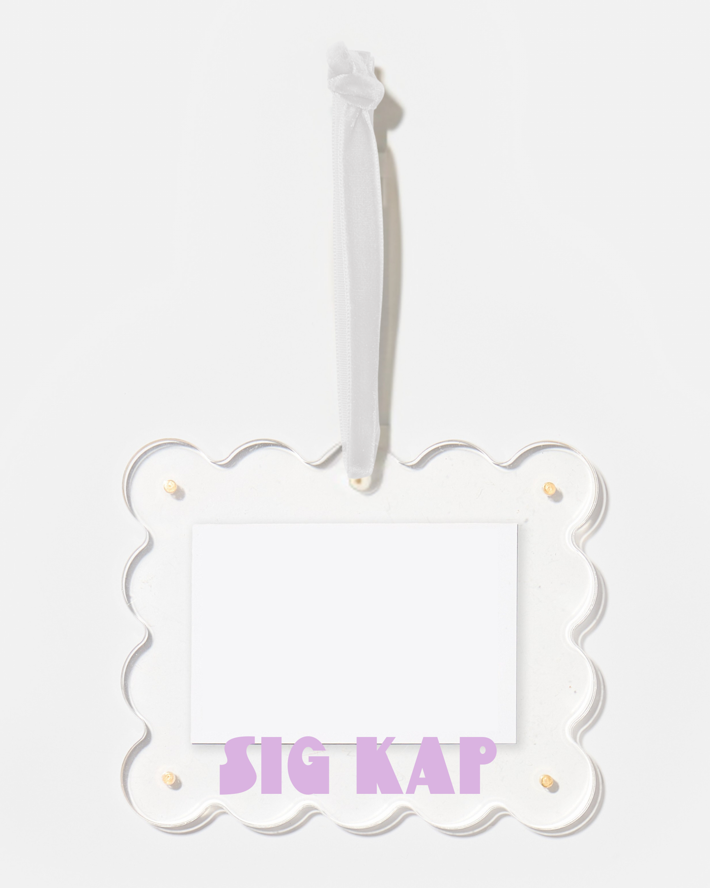 Sorority Photo Frame Ornament