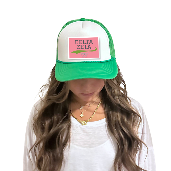 DELTA ZETA  2-Tone Trucker Hat