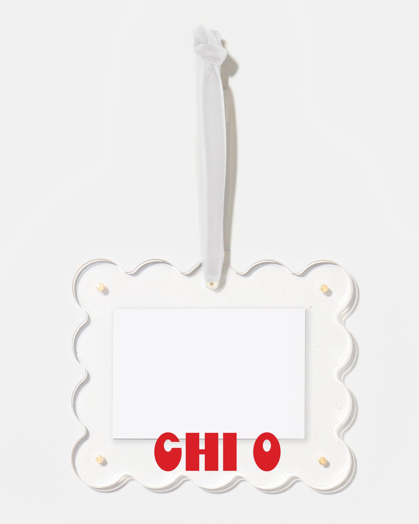 Sorority Photo Frame Ornament