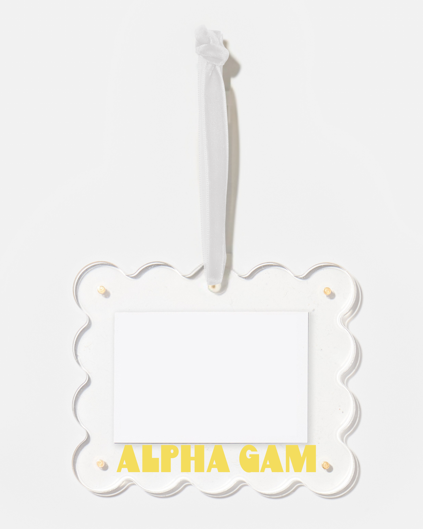 Sorority Photo Frame Ornament