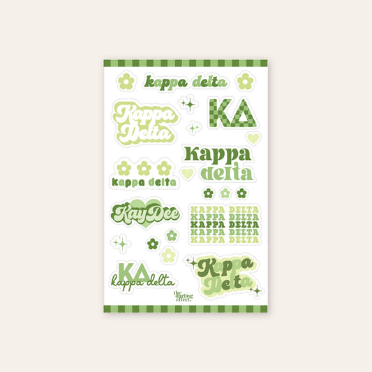 KD Sorority Sticker Sheet