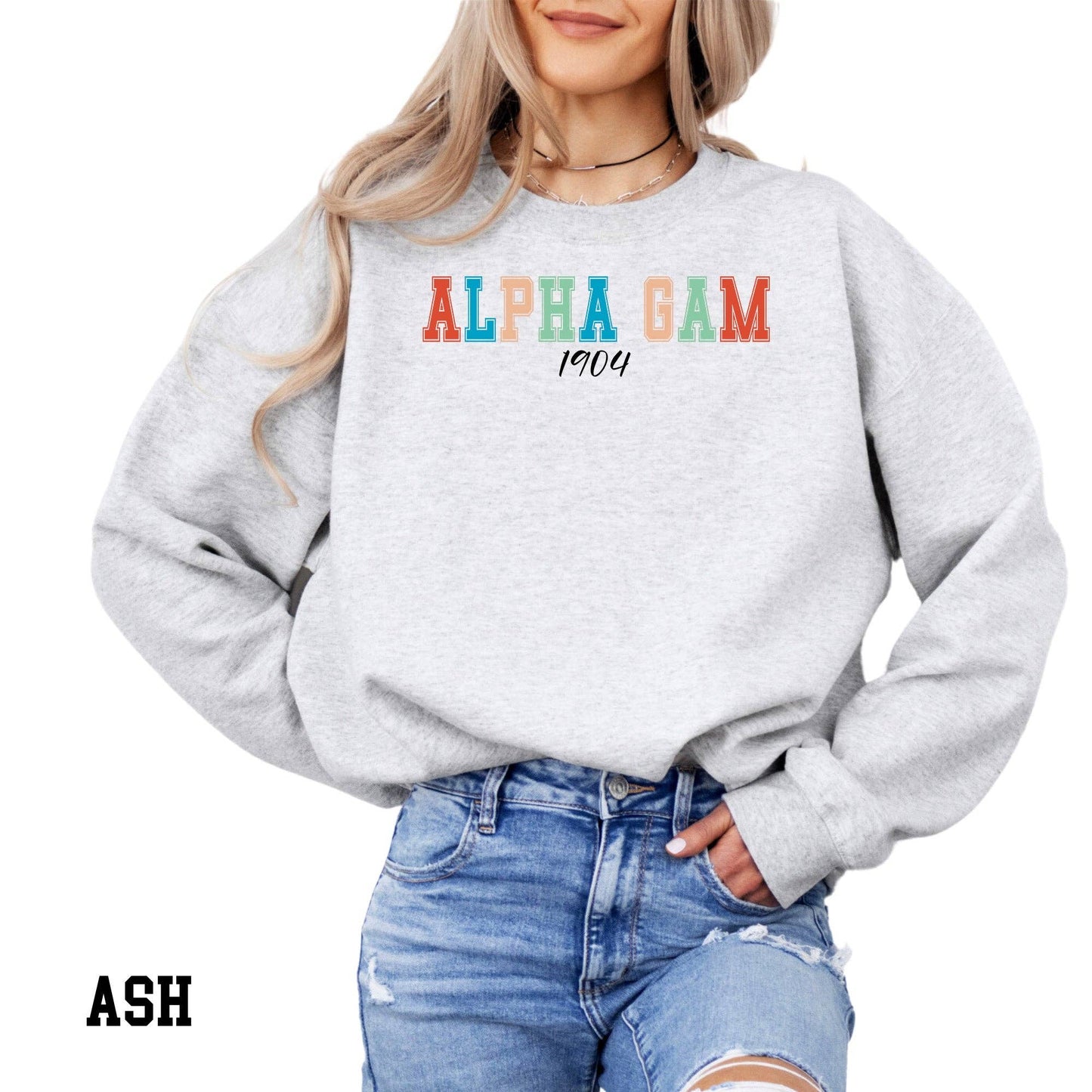 Vintage Varsity Sorority Sweatshirt