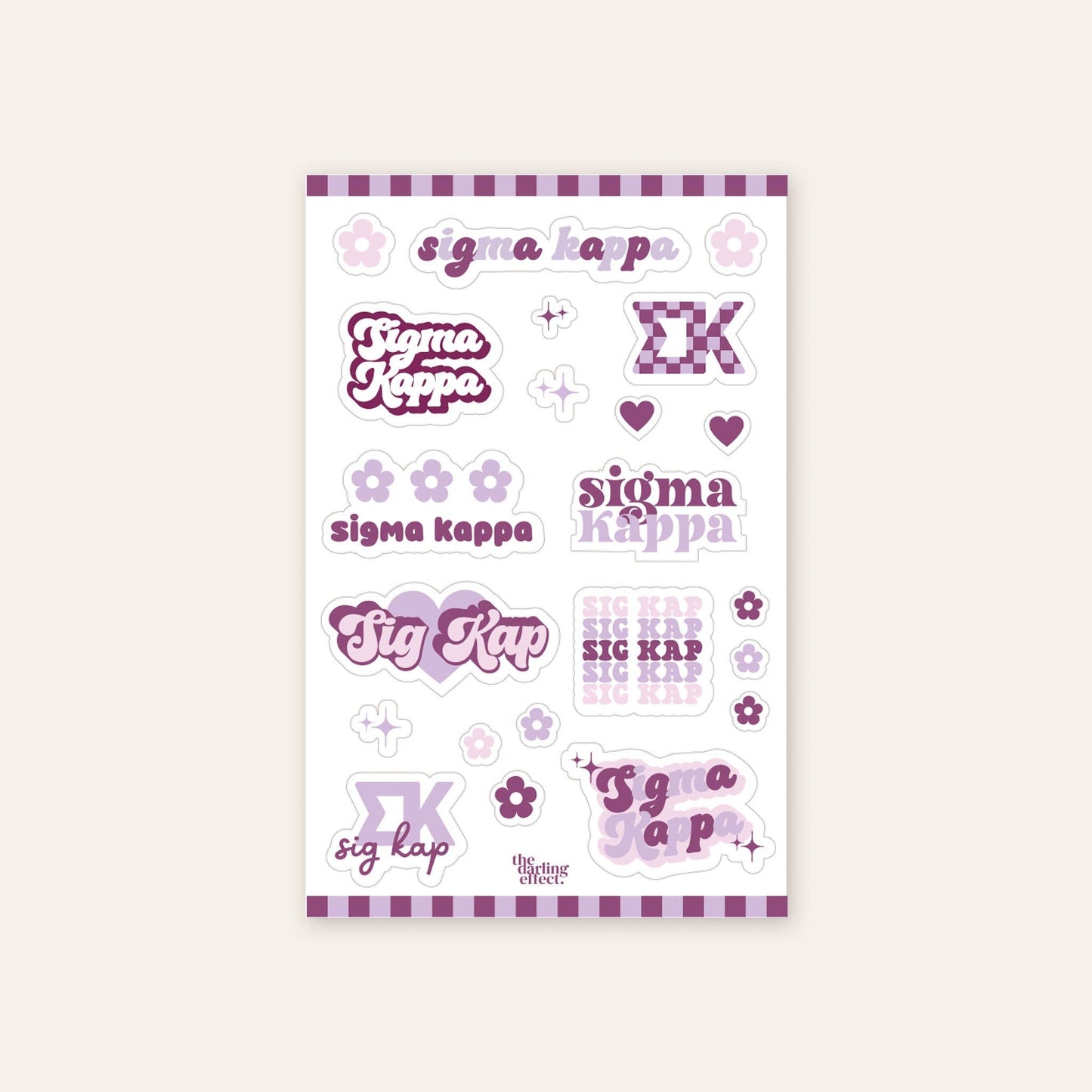 Sorority Sticker Sheet