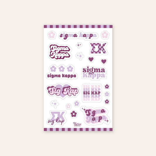 SK Sorority Sticker Sheet