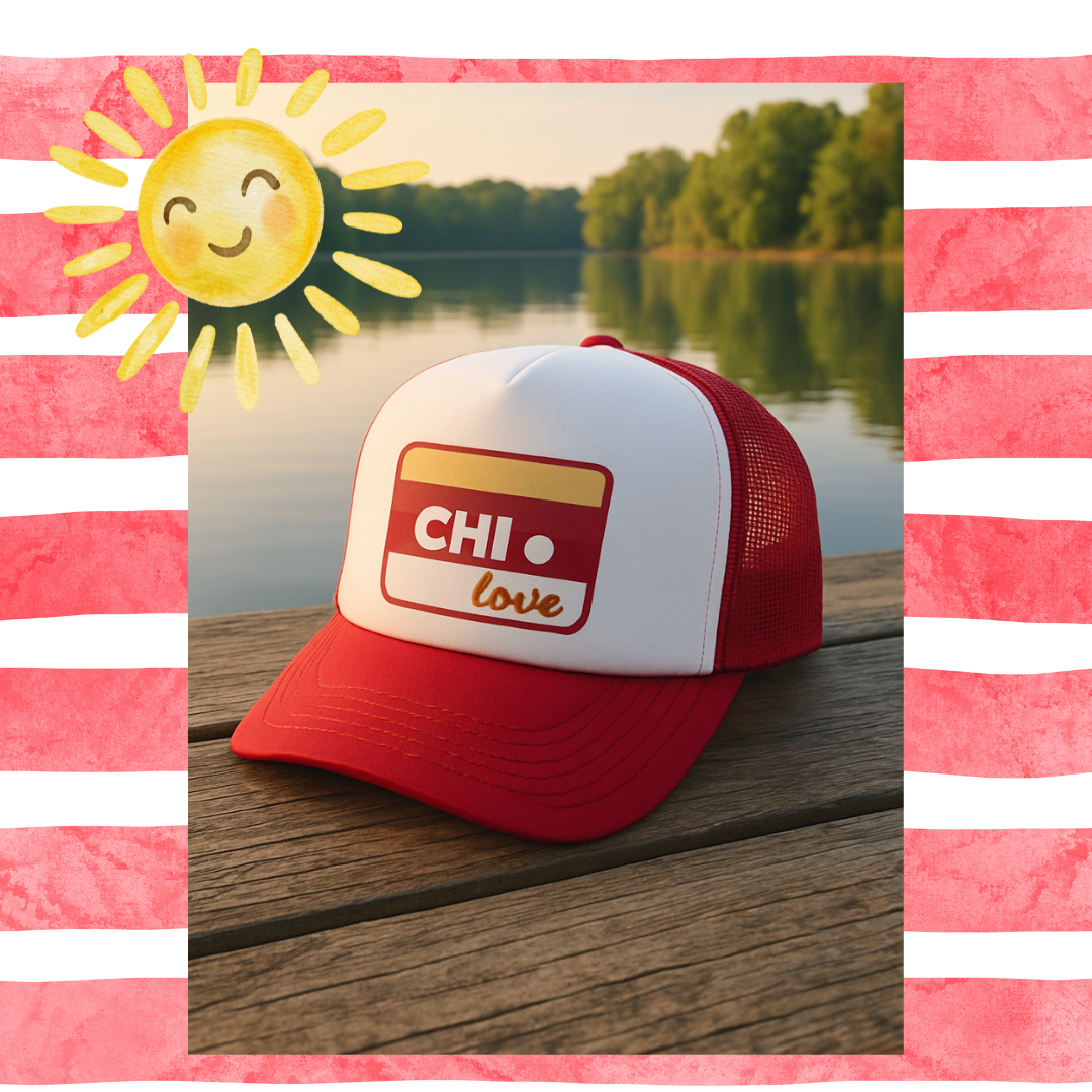 Chi Omega  2-Tone Trucker Hat -