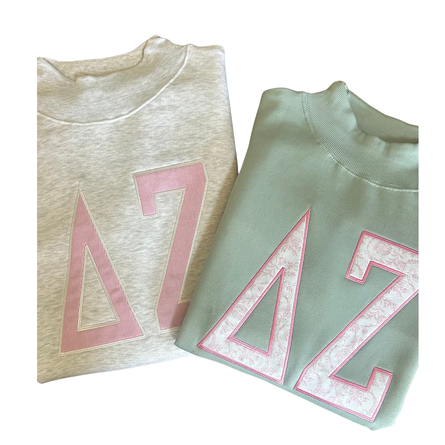 DZ Mega Letter Mock Neck - Mist