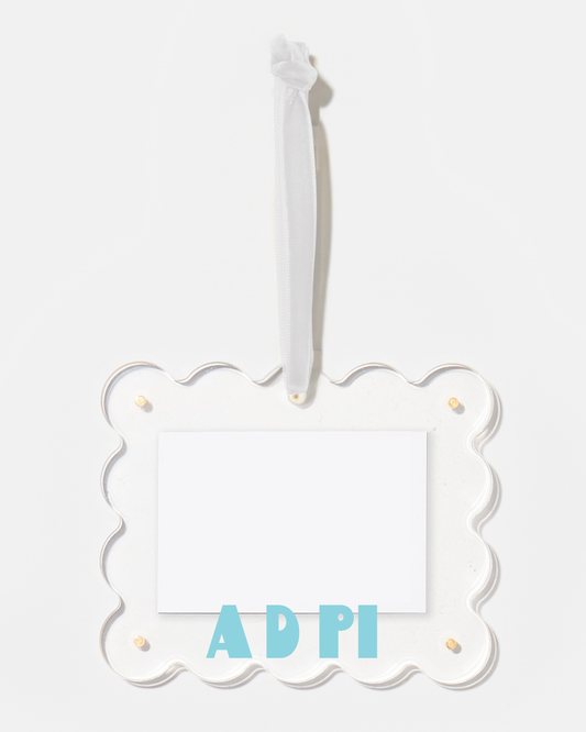 ADPi Sorority Photo Frame Ornament