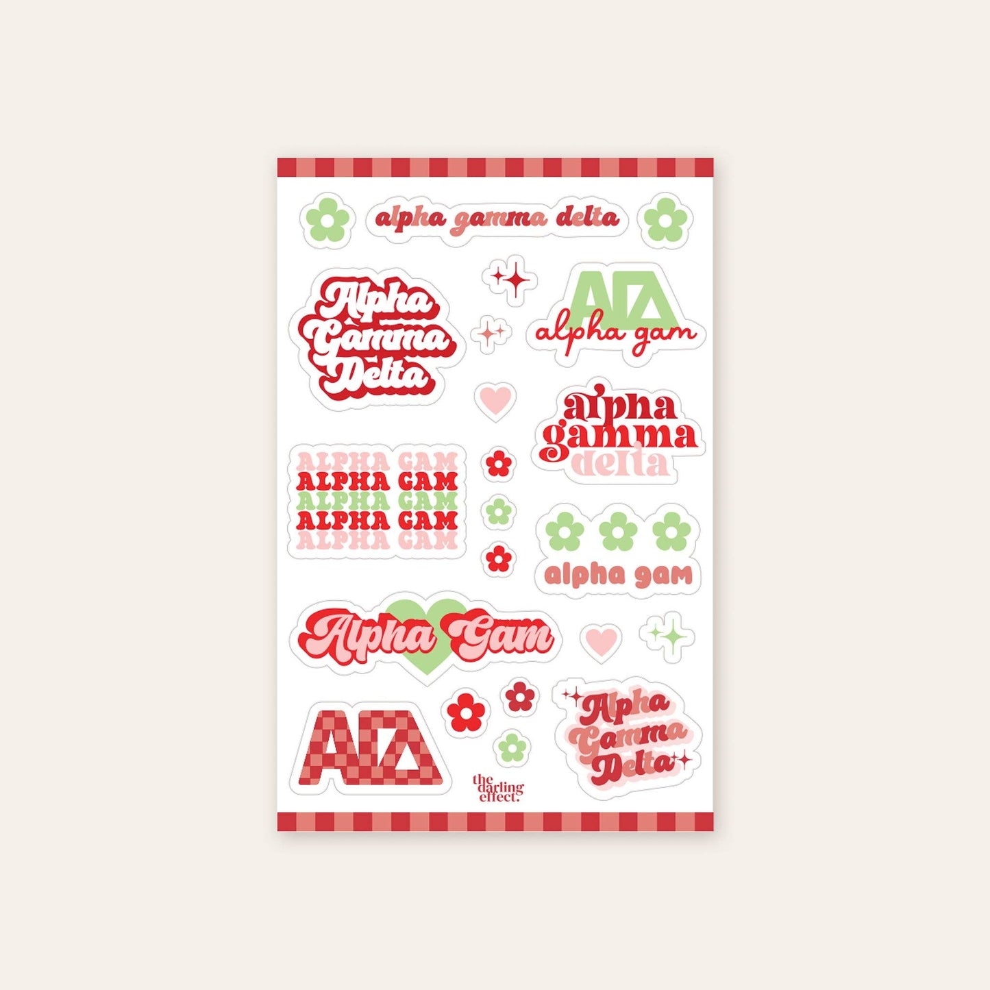 Sorority Sticker Sheet